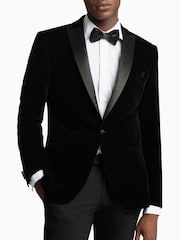 Antique Rogue Black Velvet Jacket - Image 1 of 5