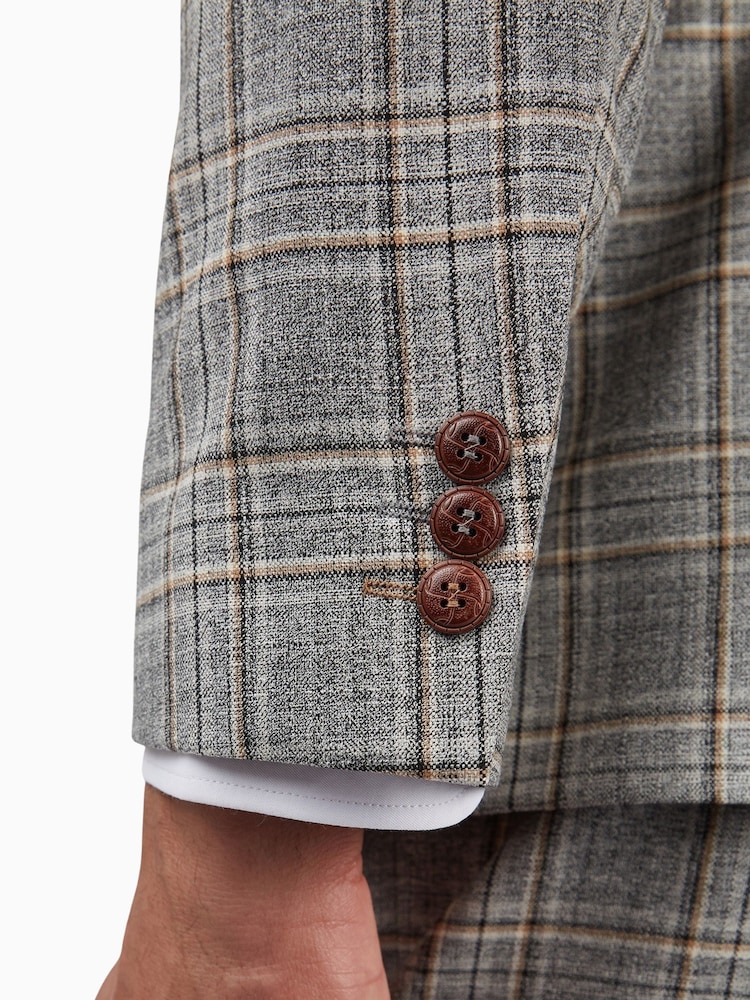 Antique Rogue Grey Campbell Tweed Jacket - Image 6 of 6
