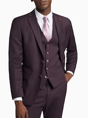 Antique Rogue Purple Bay Merlot Plain Jacket - Image 1 of 6