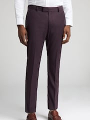 Antique Rogue Purple Bay Merlot Plain Trousers - Image 1 of 2