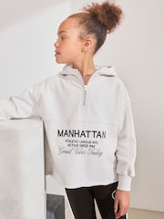 Grey Slogan Hoodie And Leggings Set (3-16yrs) - Image 4 of 10