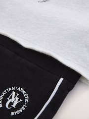 Grey Slogan Hoodie And Leggings Set (3-16yrs) - Image 8 of 10