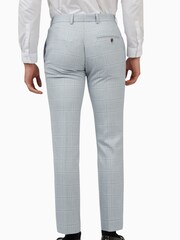 Antique Rogue Blue Texture Check Trousers - Image 2 of 3