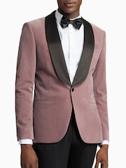 Antique Rogue Pink Velvet Jacket - Image 1 of 5