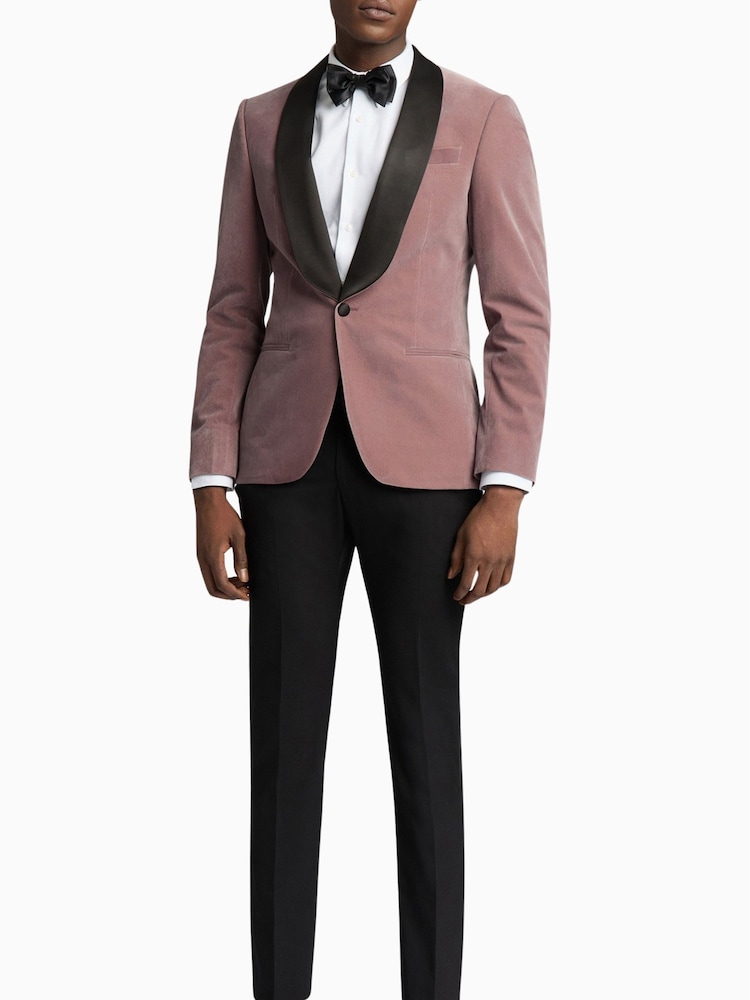 Antique Rogue Pink Velvet Jacket - Image 2 of 5