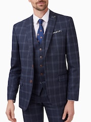 Antique Rogue Blue Hart Tweed Jacket - Image 1 of 5