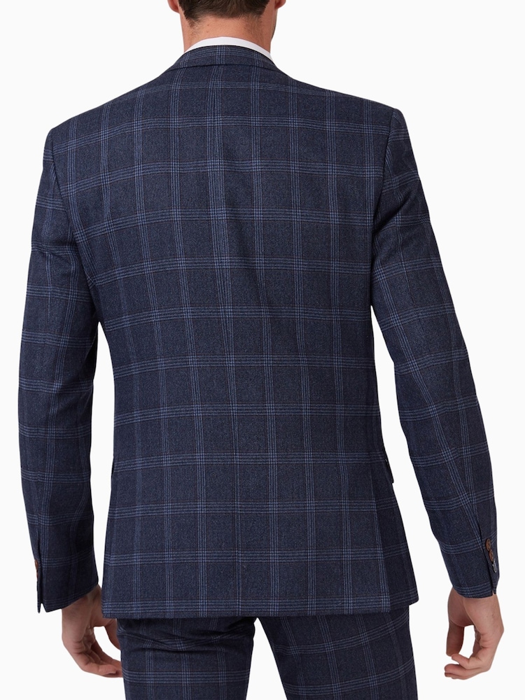 Antique Rogue Blue Hart Tweed Jacket - Image 2 of 5