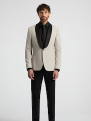 Antique Rogue Natural Contrast Lapel Dw Jacket - Image 4 of 5