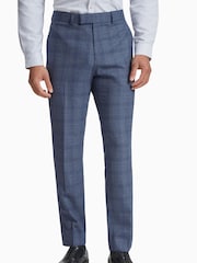 Antique Rogue Blue Dustin Airforce Check Trs Trousers - Image 1 of 3