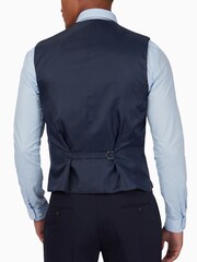 Antique Rogue Blue Curtis Plain Twill Waistcoats - Image 2 of 3