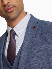 Antique Rogue Blue Dustin Airforce Check Jacket - Image 5 of 6