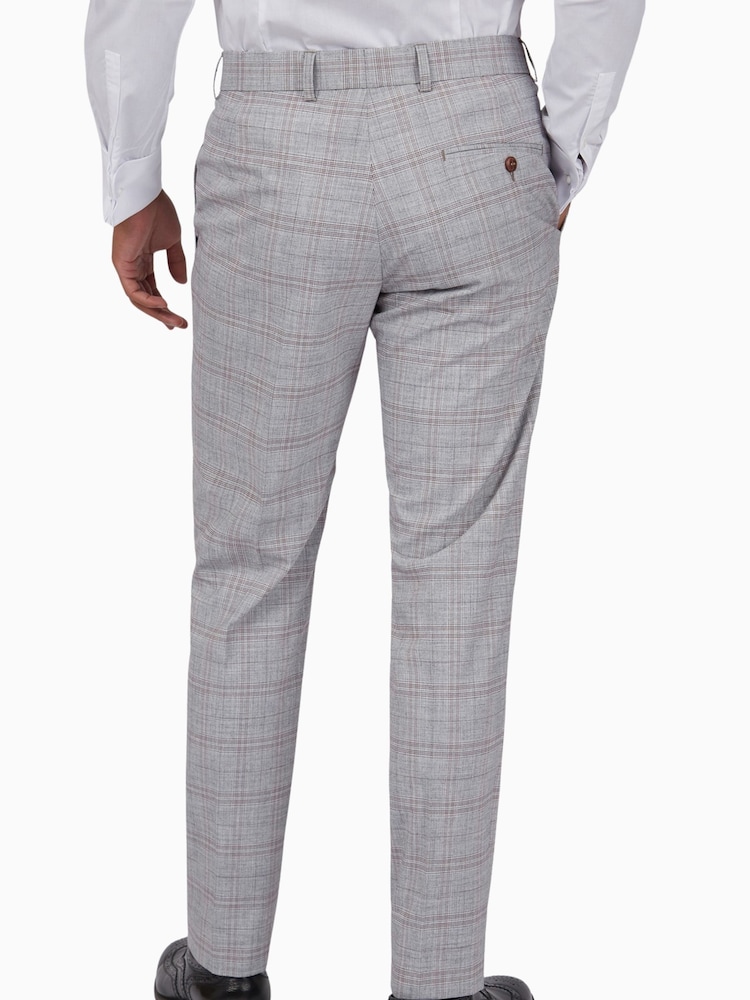 Antique Rogue Grey Check Trousers - Image 2 of 3