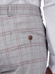 Antique Rogue Grey Check Trousers - Image 3 of 3