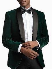 Antique Rogue Green Franklin Emerald Velvet Jacket - Image 1 of 4