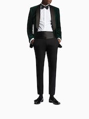 Antique Rogue Green Franklin Emerald Velvet Jacket - Image 2 of 4