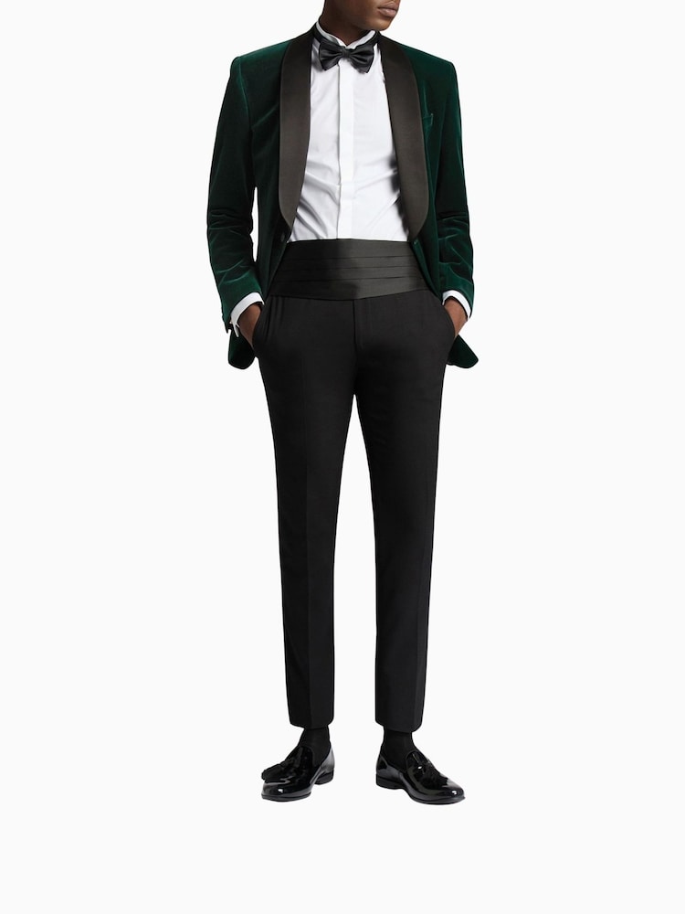 Antique Rogue Green Franklin Emerald Velvet Jacket - Image 2 of 4