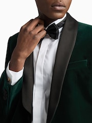Antique Rogue Green Franklin Emerald Velvet Jacket - Image 3 of 4
