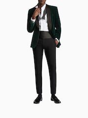 Antique Rogue Green Franklin Emerald Velvet Jacket - Image 4 of 4