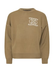 PixieGirl Petite Contrast Swirl Knitted Jumper - Image 5 of 5