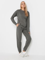 Long Tall Sally Grey Crew Neck Sweatshirt - Image 2 of 5