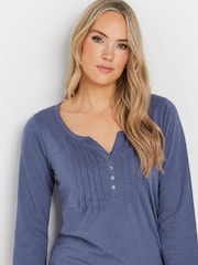 Long Tall Sally Pintuck Henley 100% Cotton Tops 2 Pack - Imagen 5 de 8