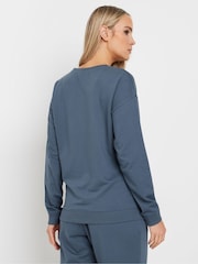 Long Tall Sally Blue Crew Neck Sweatshirt - Image 2 of 6
