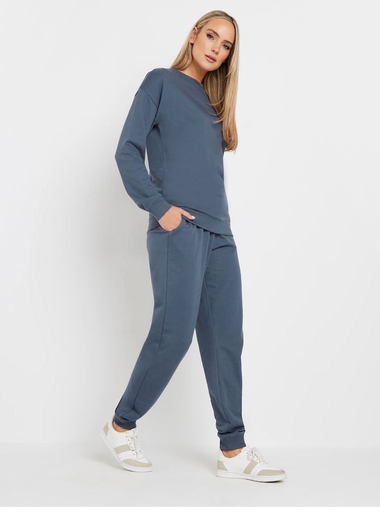 Long Tall Sally Blue Crew Neck Sweatshirt - Image 3 of 6