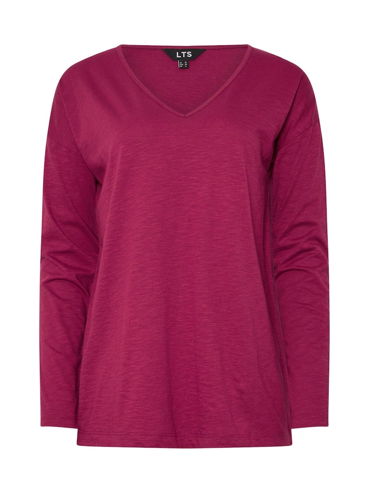 Long Tall Sally Green V-Neck 100% Cotton T-Shirts 3 Pack - Image 8 of 9