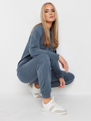 Long Tall Sally Blue Cuffed Joggers - Image 5 of 6