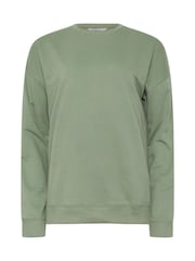 Long Tall Sally Green Crew Neck Sweatshirt - Image 5 of 5