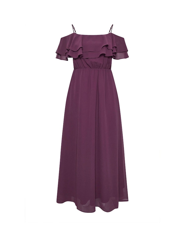 Yours Curve Purple Longline Zip Through Jacket - Image 5 of 5
