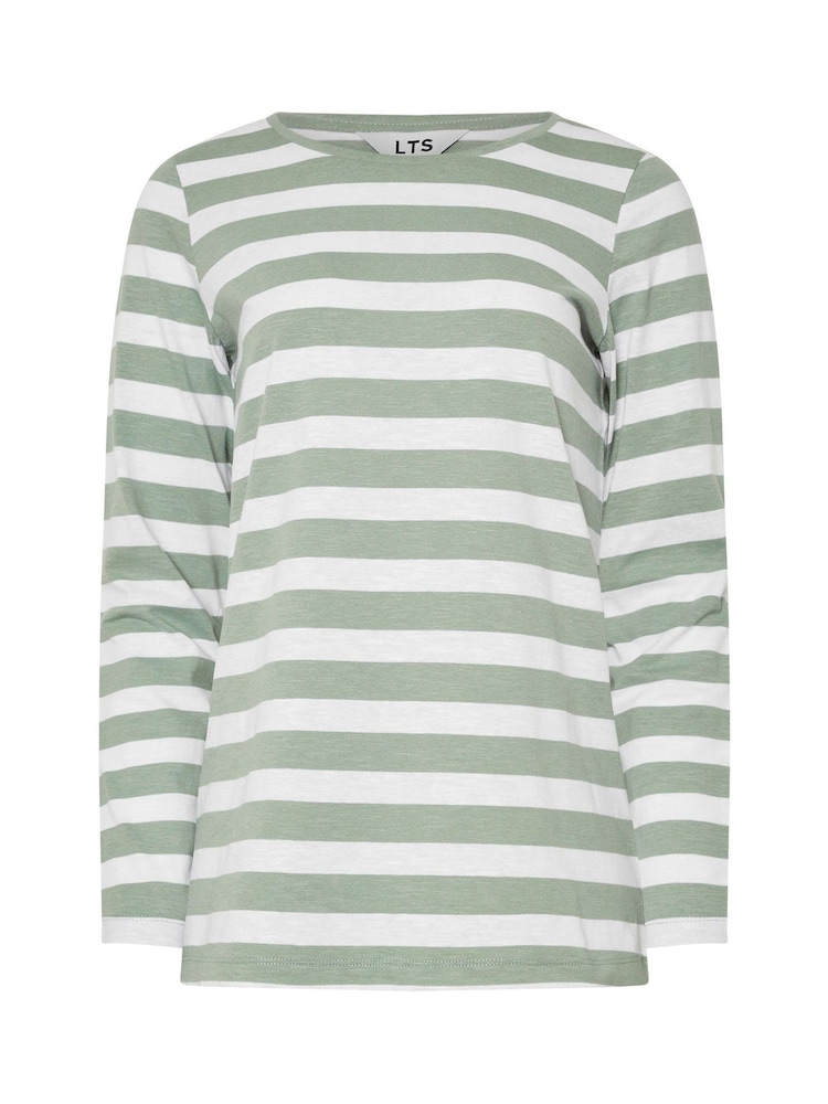 Long Tall Sally Green Sold V-Neck 100% Cotton T-Shirts 2 Pack - Image 6 of 6