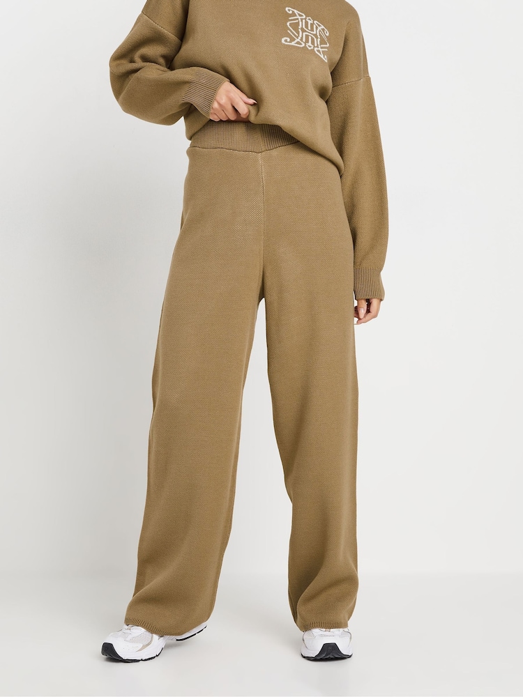 PixieGirl Petite Knitted Wide Leg Trousers - Image 2 of 5