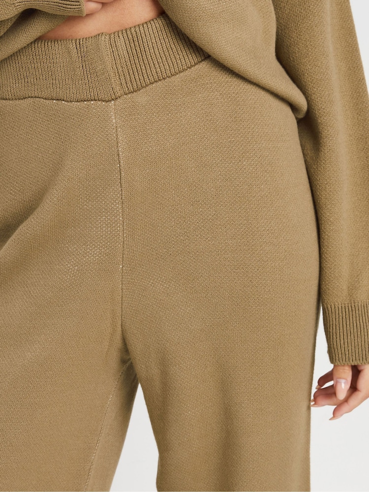 PixieGirl Petite Knitted Wide Leg Trousers - Image 4 of 5