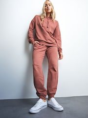 Long Tall Sally Brown Chunky Drawcord Drop Shoulder Hoodie - Image 2 of 6