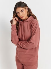 Long Tall Sally Brown Chunky Drawcord Drop Shoulder Hoodie - Image 3 of 6