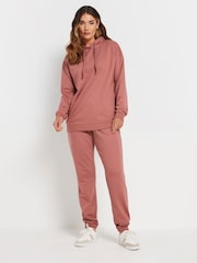 Long Tall Sally Brown Chunky Drawcord Drop Shoulder Hoodie - Image 4 of 6