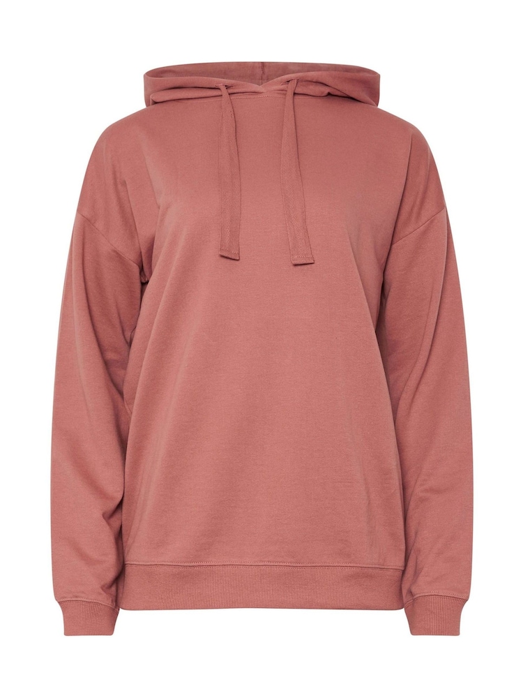 Long Tall Sally Brown Chunky Drawcord Drop Shoulder Hoodie - Image 6 of 6