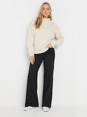 Long Tall Sally Grey High Neck Zip Sweatshirt - Image 2 of 5