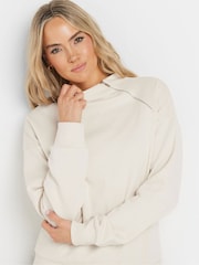 Long Tall Sally Grey High Neck Zip Sweatshirt - Image 4 of 5