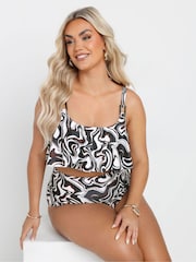Yours Curve - Bikini-top met zomerspiraalprint - Image 1 of 7