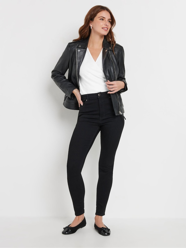 Blanco - M&Co 3/4 Sleeve Wrap Top - Imagen 2 de 5 Blanco - M&Co 3/4 Sleeve Wrap Top - Imagen 2 de 5