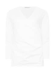 M&Co White 3/4 Sleeve Wrap Top - Image 5 of 5