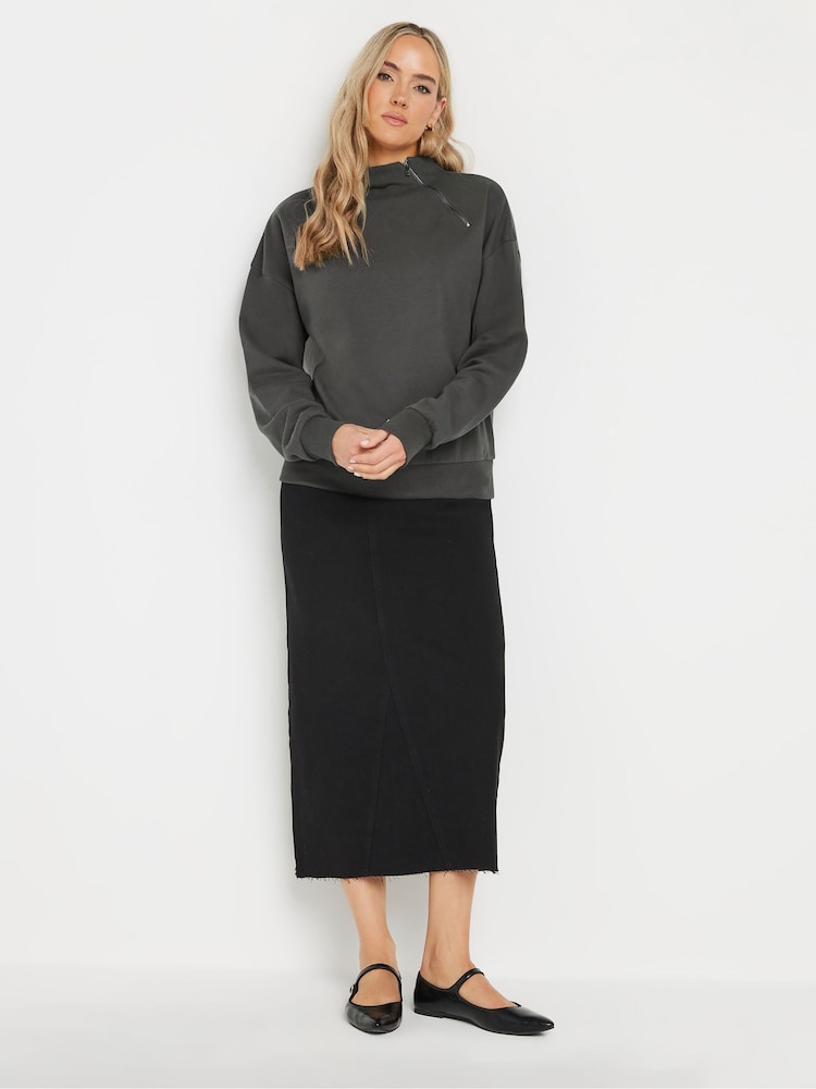 Long Tall Sally Alto Neck Zip Sweatshirt - Imagen 2 de 5 Long Tall Sally Alto Neck Zip Sweatshirt - Imagen 2 de 5
