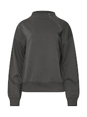 Long Tall Sally Grey High Neck Zip Sweatshirt - Image 5 of 5