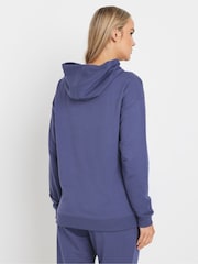 Long Tall Sally Blue Chunky Drawcord Drop Shoulder Hoodie - Image 3 of 5