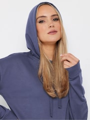 Long Tall Sally Blue Chunky Drawcord Drop Shoulder Hoodie - Image 4 of 5