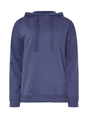 Long Tall Sally Blue Chunky Drawcord Drop Shoulder Hoodie - Image 5 of 5