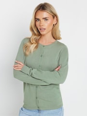 M&Co Green Button Up Cardigan - Image 1 of 4