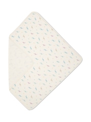 Con estampado de dinosaurios - Stripe Cotton & Bamboo Soft Jersey Blanket - Imagen 3 de 3